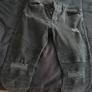 Zara biker jeans